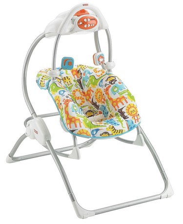 Детское кресло-качеля Fisher Price 2 в 1 (4959)