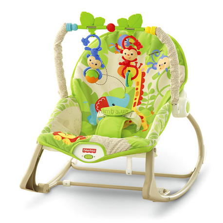 Детское кресло-качеля Fisher Price Rainforest Friends (BJL39)