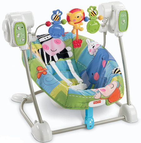 Детское кресло-качеля Fisher Price Веселые друзья (9493)