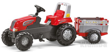 Детская машинка Rolly Toys Трактор с прицепом  Junior Rt  (800261)