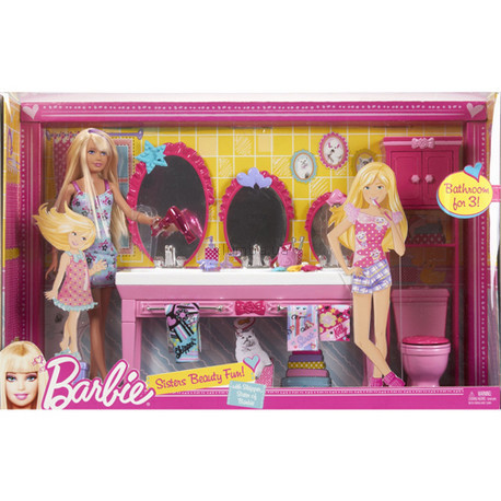 Детская игрушка Barbie Сестричка Барби с набором мебели