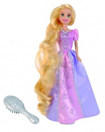 Детская игрушка Disney Принцесса Рапунцель с музыкальной расческой 