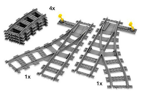 Детская игрушка Lego City Железнодорожные стрелки (7895)