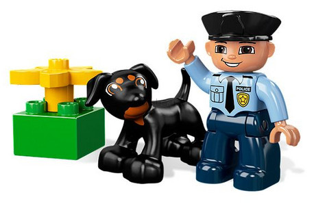 Детская игрушка Lego Duplo Полицейский с собакой (5678)