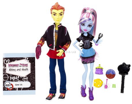 Детская игрушка Mattel Набор кукол Monster High Хит Бернс и Эбби Боминейбл