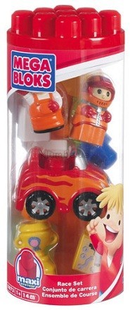 Детская игрушка MEGA Bloks Гонки, набор в тубе