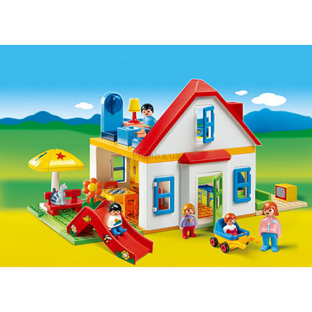Детская игрушка Playmobil Домик с горкой
