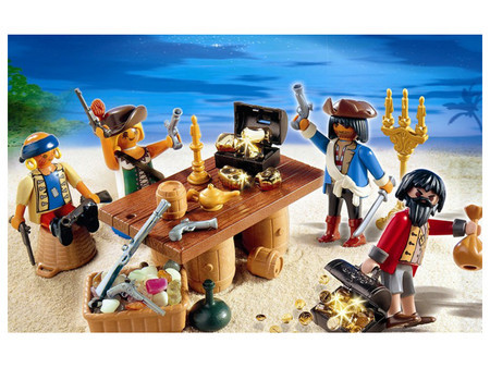 Детская игрушка Playmobil Пиратская команда с трофеями
