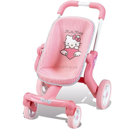 Детская игрушка Smoby Коляска для кукол «Hello Kitty»+Кукла Mini Roxanne 