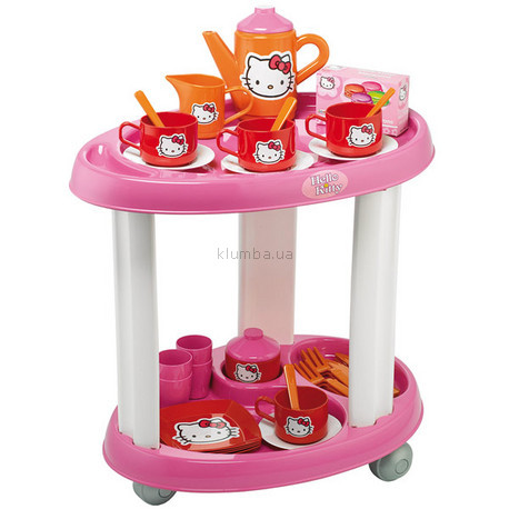 Детская игрушка Smoby Сервировочный столик с посудкой (Ecoiffier)