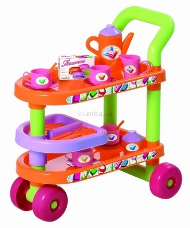 Детская игрушка Smoby Тележка с посудой (Ecoiffier)