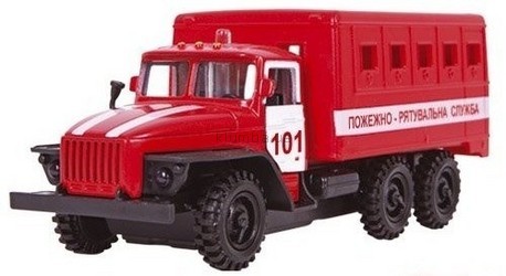 Детская игрушка Технопарк Автомодель  Урал пожарная