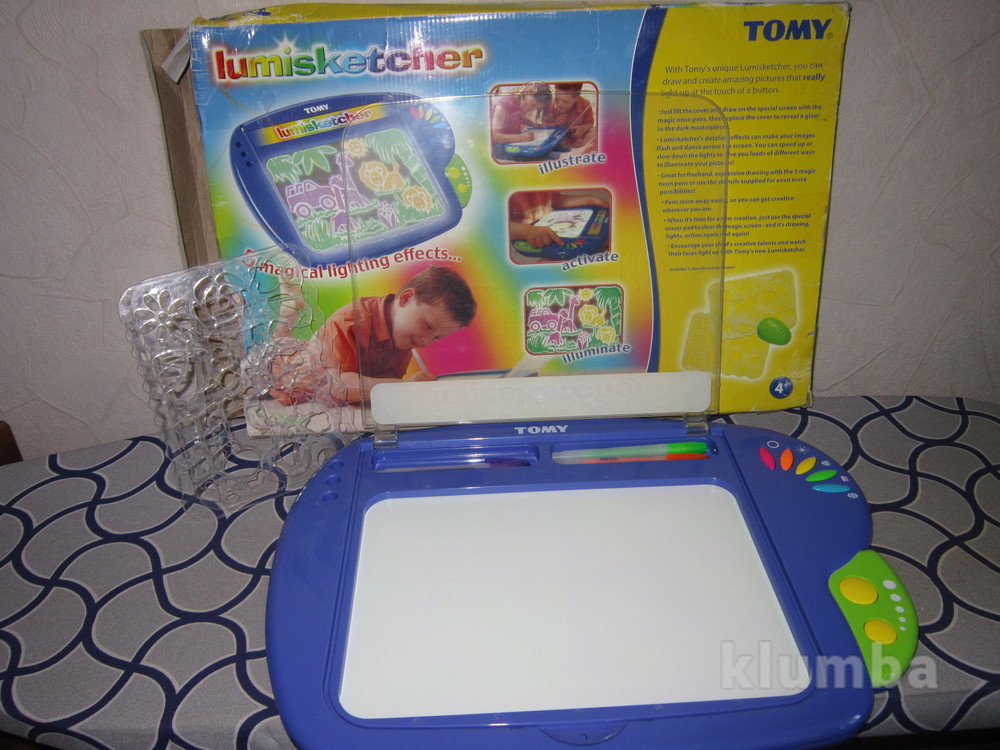 На 3+ светящийся дисплей для рисования lumisketcher от tomy, цена 800 грн - купить Настольные игры бу - Клумба На 3+ светящийся дисплей для рисования lumisketcher от tomy, цена 800 грн - купить Настольные игры бу - Клумба