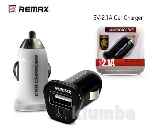 Автомобильное зу remax usb 2.1a для смартфонов и планшетов фото №1