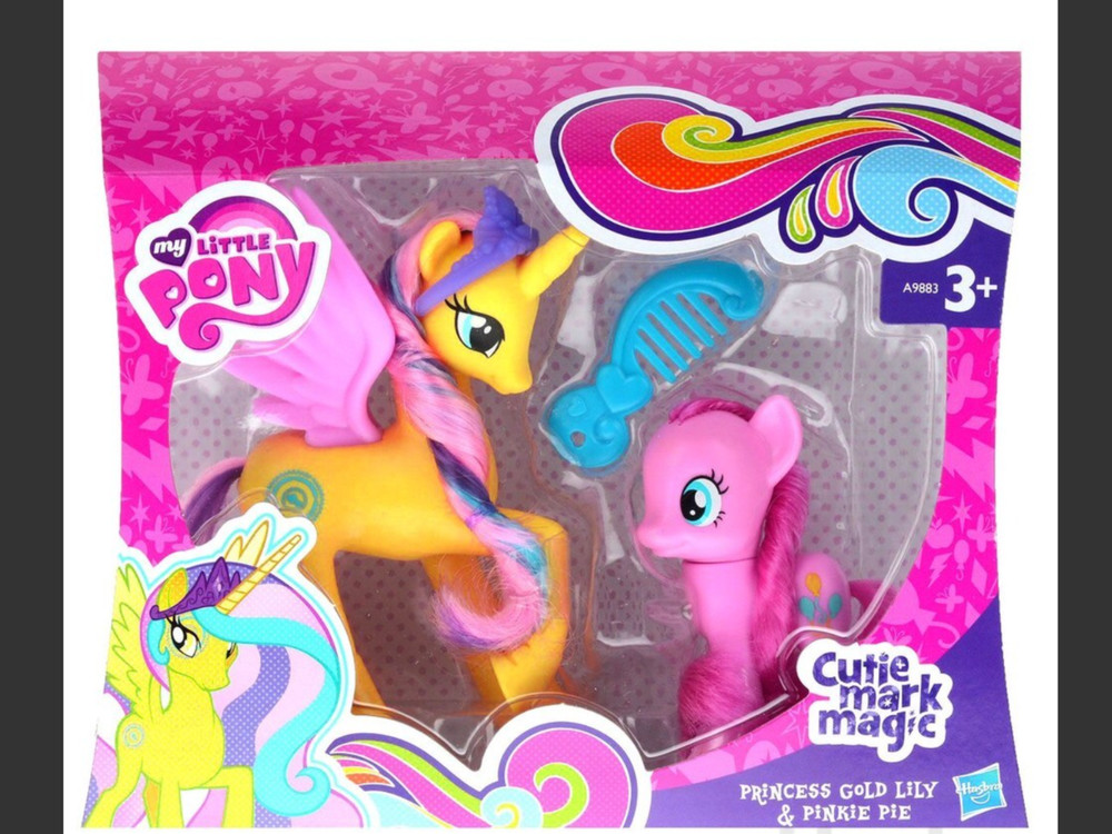 Princess Gold Lily Pinkie Pie My Little Pony, Brinquedo para Bebês My  Little Pony Nunca Usado 79210048