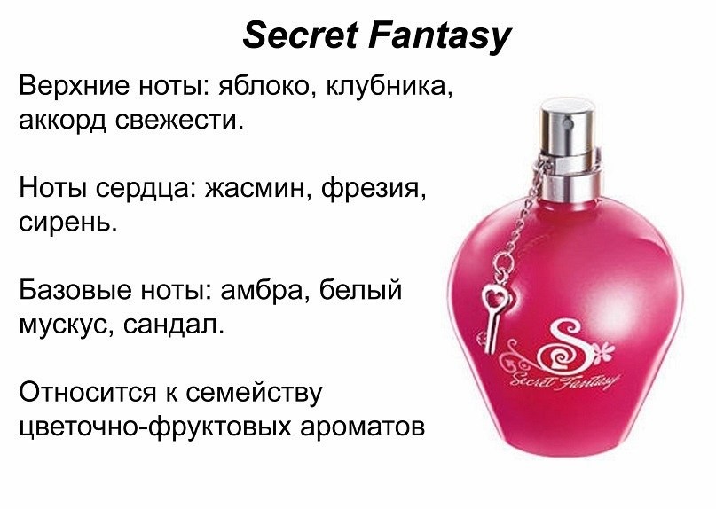 Описание женских духов. Духи эйвон Secret Fantasy. Духи эйвон секрет фэнтези. Туалетная вода эйвон секрет фэнтези. Avon Secret Fantasy описание аромата.