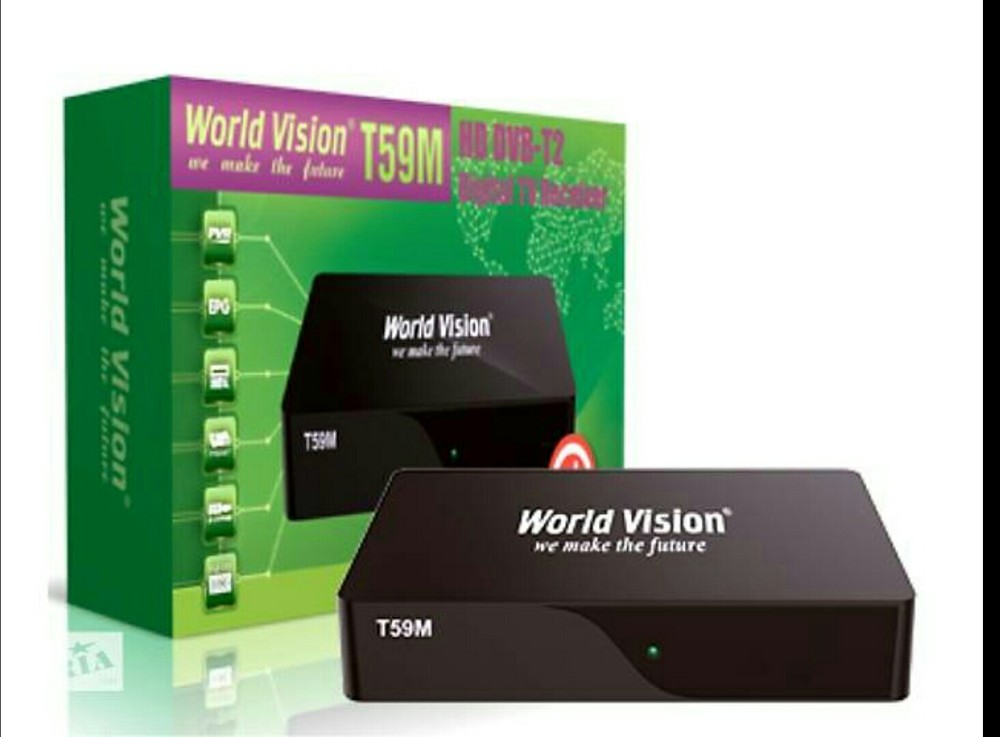 World vision телевизоры. World Vision t59m. Цифровой ТВ приёмник World Vision т62а. World Vision t59m комплектации. Цифровой телевизионный приемник World Vision t625d4.