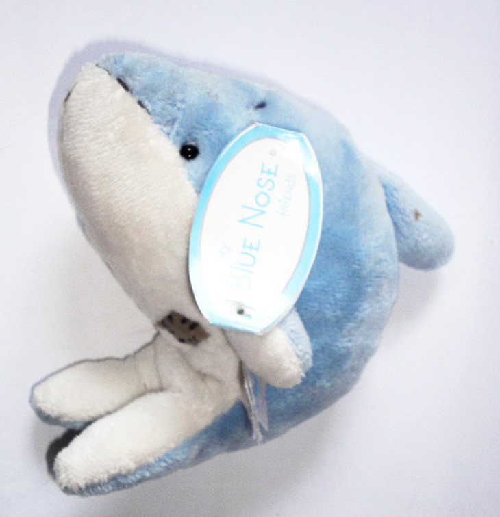 Дельфин мишка teddy blue nose 13cм друг тедди фото №1