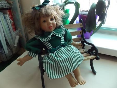 Очень красивая характерная кукла (клеймо-pakos)35см.германия фото №1