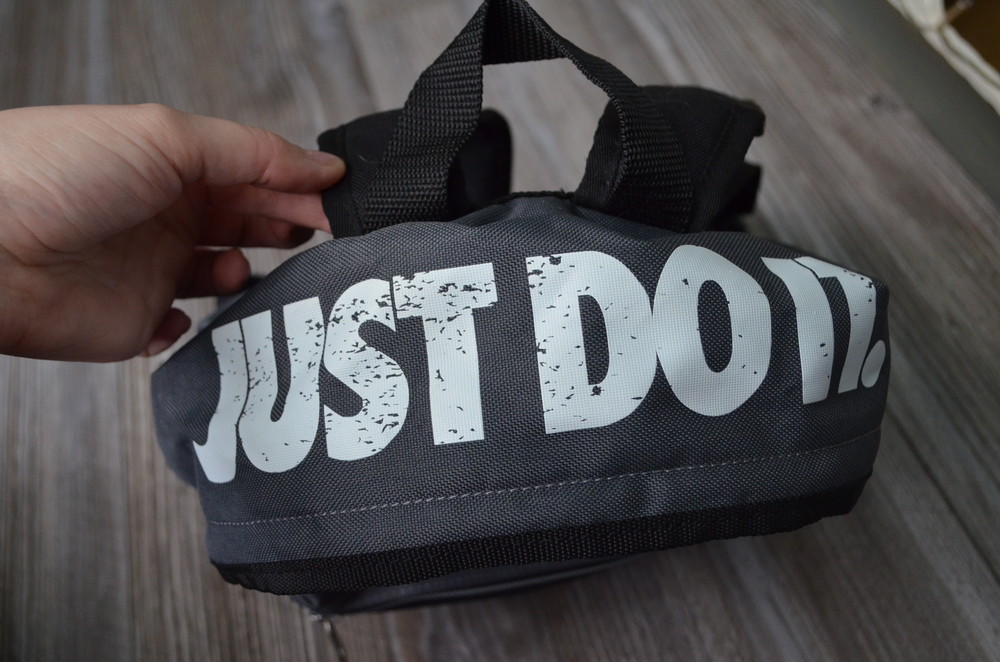 Nike JUST DO IT JDI tote bag vtg? pink 13x 15x 5 10” handle gym bag
