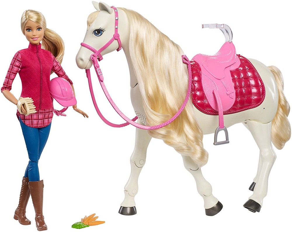 Barbie барби и интерактивная танцующая лошадь dreamhorse doll blonde фото №1