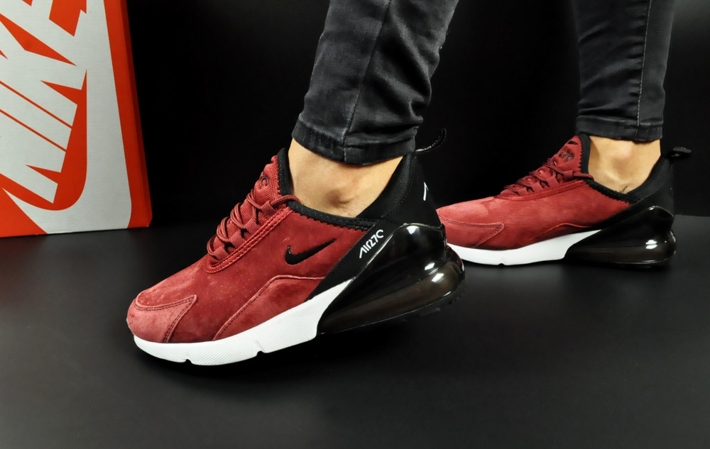 Burgundy nike sale air max 270