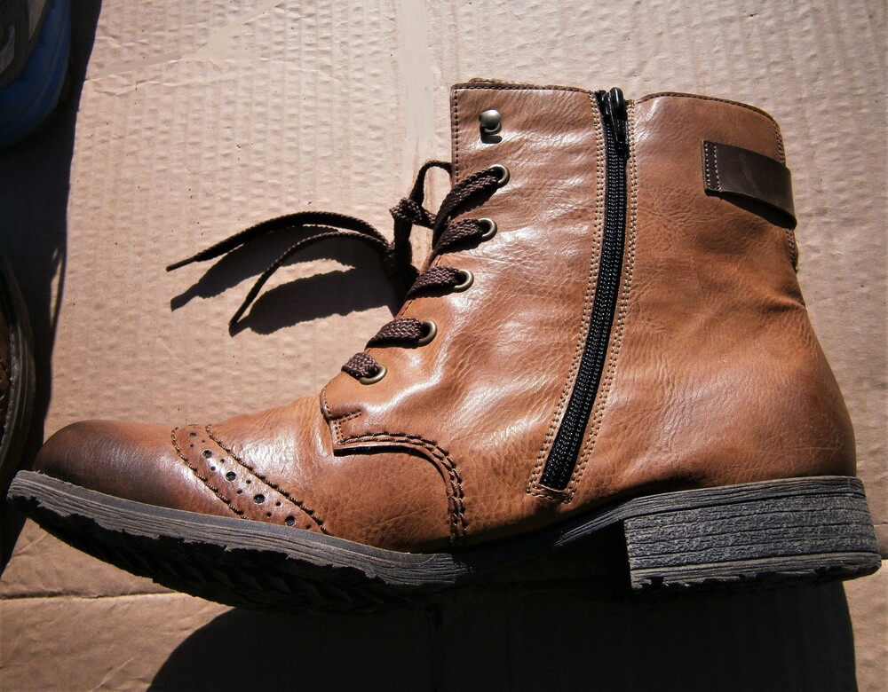 Черевики зимові rieker 70801-23 brown lace up оригінал р.41 нові фото №2