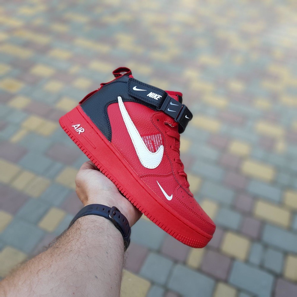 Nike air force 1 mid lv8 red shop