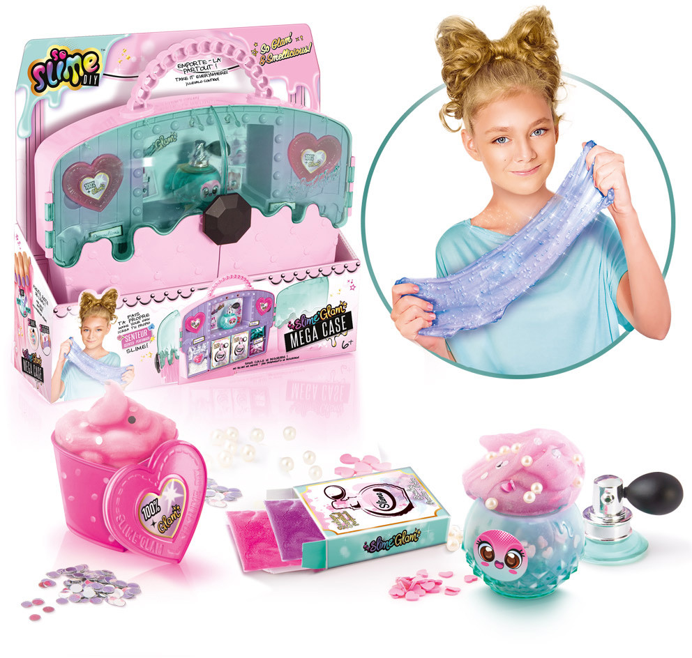 Канал toy. Игровой набор СЛАЙМ. Набор для создания ЛИЗУНОВ xf032927. Glam Mega. Купи нам СЛАЙМЫ чемодан Алиса