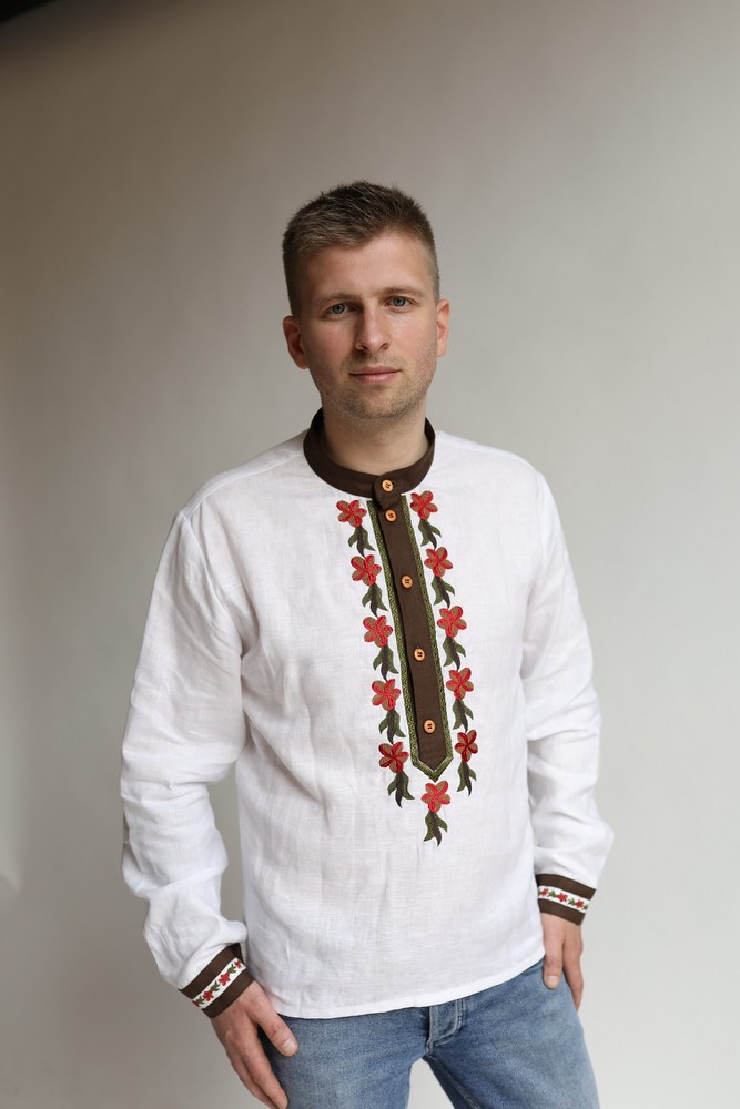 Чоловіча оригінальна вишиванка фото №1