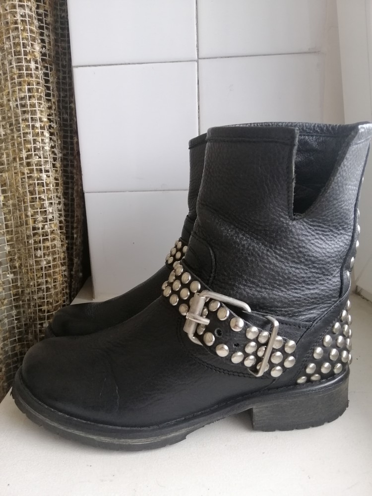 Кожаные деми ботинки steve madden 36р.оригинал фото №1