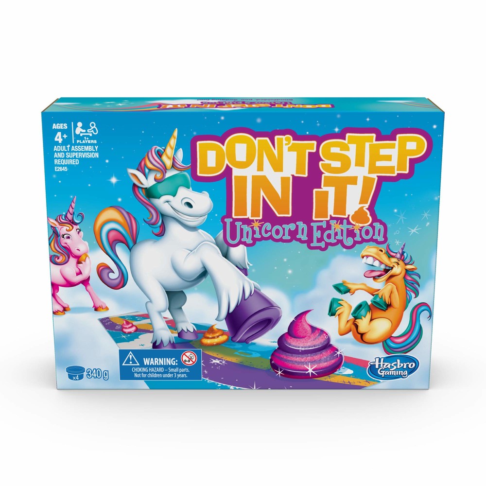 Hasbro настольная игра не наступи в какашку единорог e2645 dont step in it  kids game unicorn rainbow, цена 780 грн - купить Настольные игры новые -  Клумба