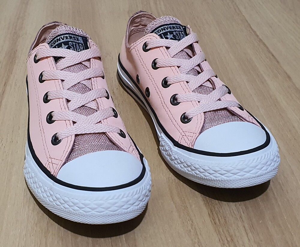 Converse all sale star ox glitter