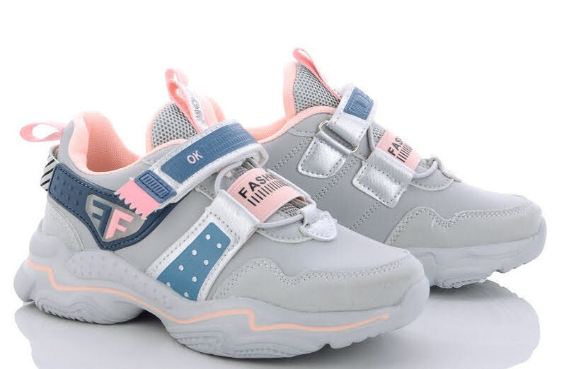 Кроссовки grey-pink фото №1