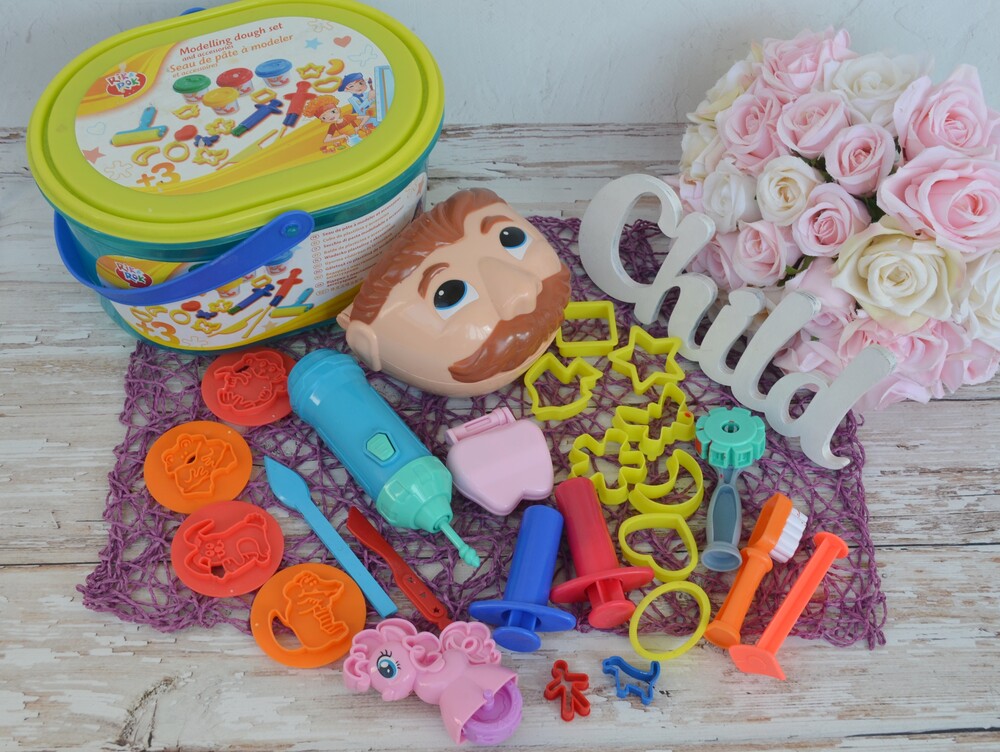 Фірмовий набір для ліплення пластиліном play doh містер зубастик різні форми і не тільки фото №1