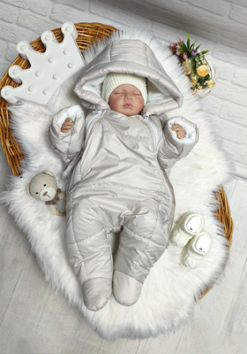 Демісезоний комбінезон 62, 68 р сірий