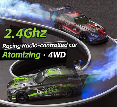 Дрифт машинка на радиоуправлении с парогенератором и светозвуковыми эффектами