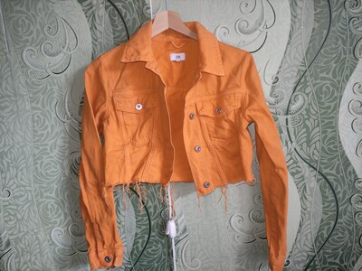 River island uk8 джинсовка