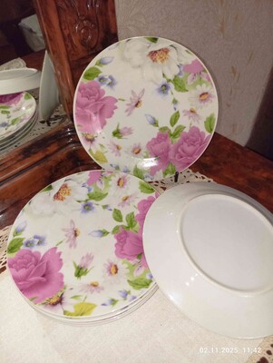 Краса на Вашу кухню!!! Тарілка з квітами