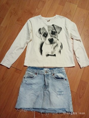 Спідниця та реглан 10-12 р