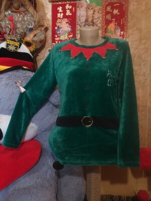 ❤️Брендовая тёмно зелёная плюшевая с двух сторон тёплая кофта новая❤️Турция.Пог104-140см.