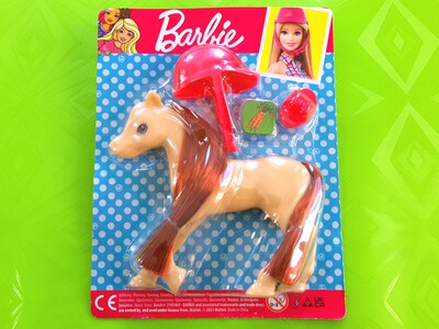 Конячка з шоломом Barbie, Mattel.